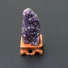 招財開運-天然原礦小官帽帶招財手紫晶鎮 紫水晶 快速出貨 風水