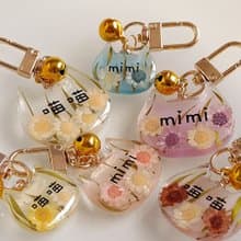 【花喵】寵物名牌│鑰匙圈│永生花│乾燥花