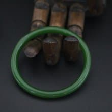 天然和田玉叮噹手鐲復古圓條細款手鐲禮盒