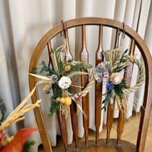 乾燥花掛飾【祝福注連繩】招財好運 開幕送禮 新居花禮 喬遷 升遷