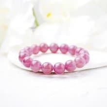 豔桃紫馬粉晶 老礦粉水晶手鍊 愛情 好人緣 桃花首選