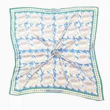 Sip of Joy Bible Inspired 100% silk scarf  喝一口喜樂  聖經真絲色丁90cm絲巾