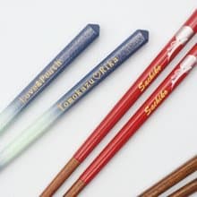 オプション　2膳文字入れサービス　ペアセット　2膳に文字入れ