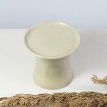 蜜黃葡灰小高盤