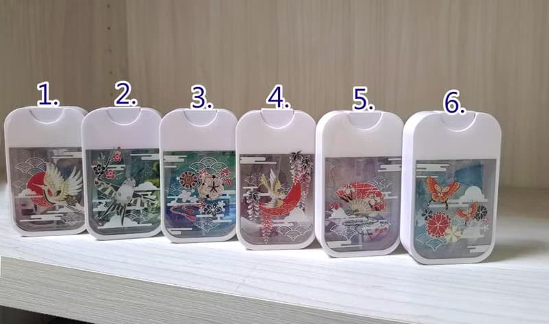 【隨身噴霧瓶】香水、酒精分裝~日本和曆系列(1~12月)
