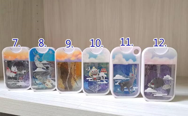 【隨身噴霧瓶】香水、酒精分裝~日本和曆系列(1~12月)