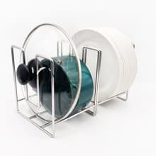 304不鏽鋼　凹形盤架　盤子收納架　碗盤架 鍋蓋架 平底鍋架