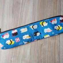 貓壽司 藍 - 餐具袋 環保餐具袋 | 海柏手作