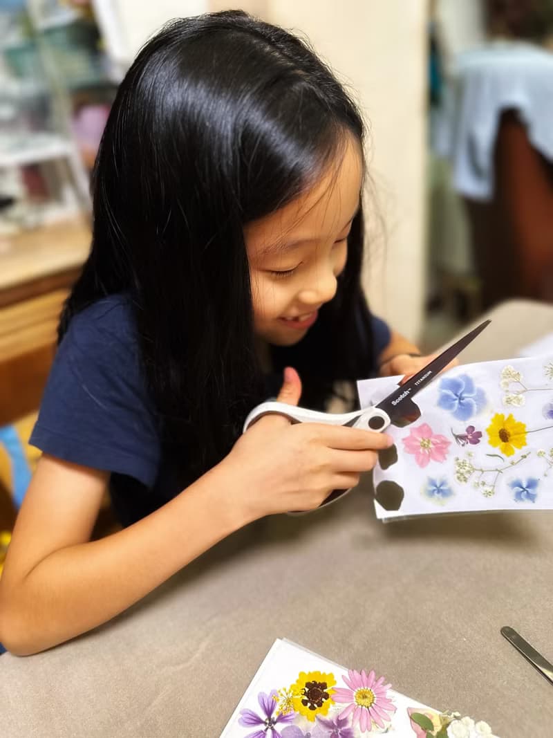 【DIY畢業禮物】押花貼紙DIY材料包+線上教學