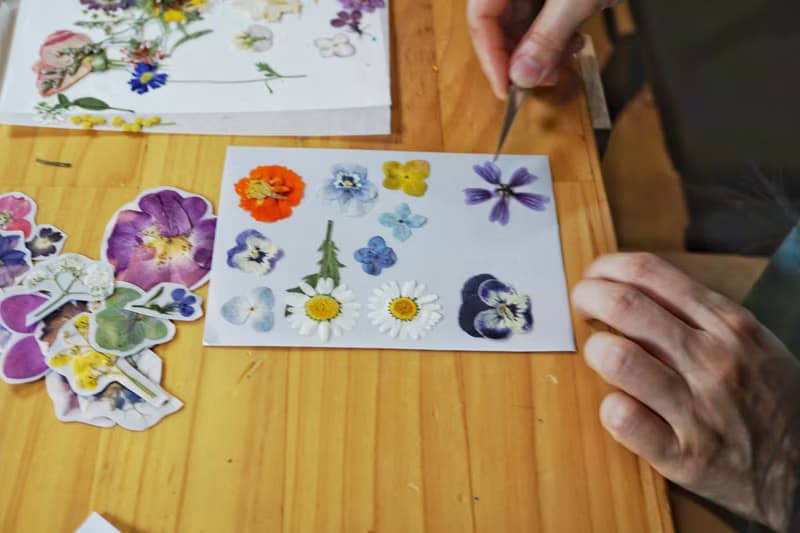 【DIY畢業禮物】押花貼紙DIY材料包+線上教學