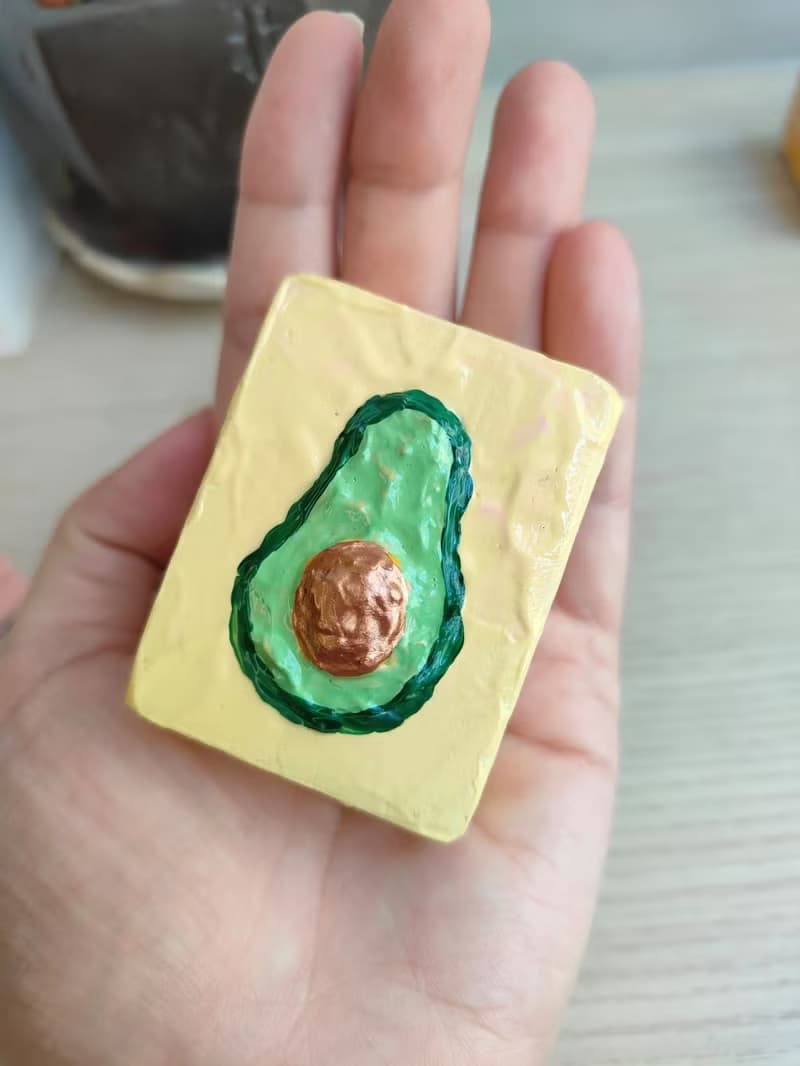 【奶油酪梨】木頭擺飾 紙鎮 文鎮  畢業禮物