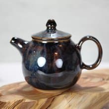 【送禮好物】180ml 天目釉 手工茶壺 鶯歌名家葉敏祥手作