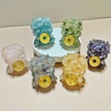 【手工製作】天然水晶咬錢貔貅/水晶擺飾