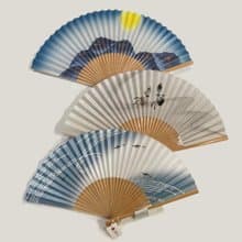 京都手工和紙扇-白山系列