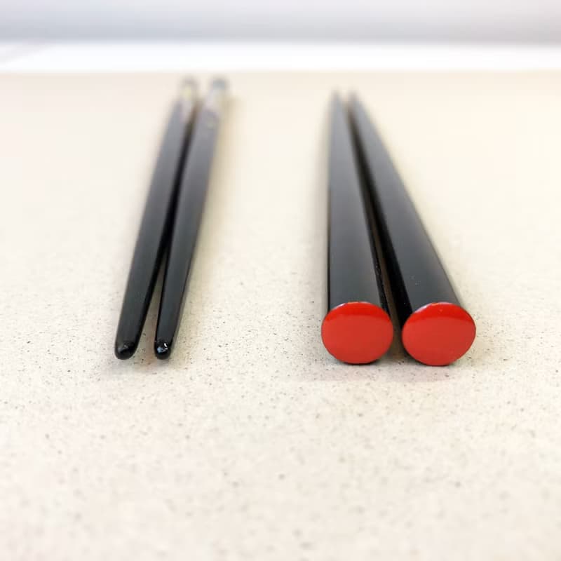DIY漆器筷子研磨體驗組 (紅藍色/一生一筷)