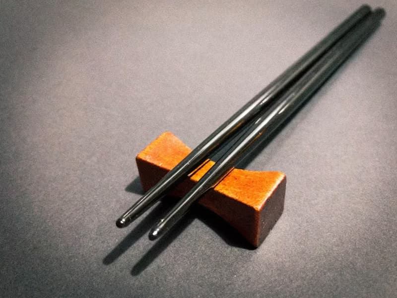 DIY漆器筷子研磨體驗組 (紅藍色/一生一筷)