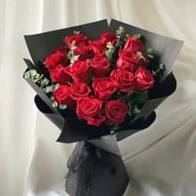 情人節花束 進口紅粉玫瑰鮮花束(限雙北快遞