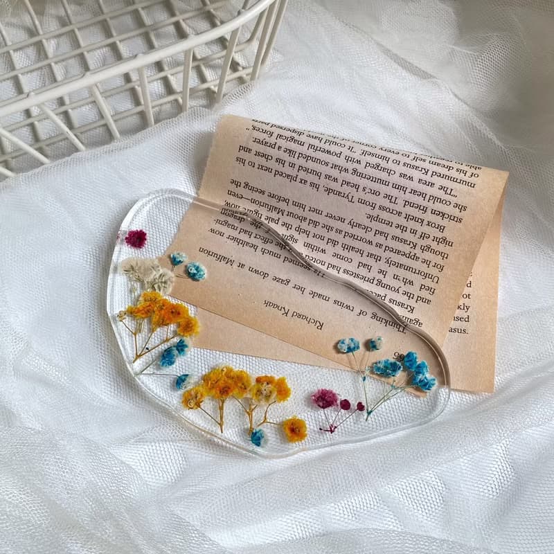 【花禮】乾燥花 滴膠杯墊   質感小物 婚禮小物