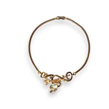 Rare Crown Trifari Antique necklace design by A.Philippe Signed US Patent 1950s