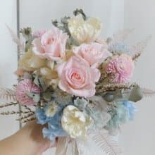 古典自然風永生捧花 結婚求婚永生乾燥花情人節畢業謝師禮物生日