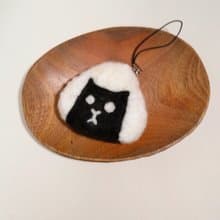 【Pinkoi限定販売】ねこのりおにぎりプレミアムストラップ