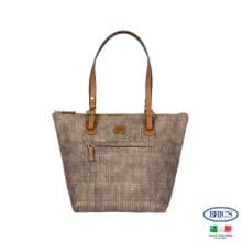 【BRIC' S】X-Bag 3合1 中尺寸 手提肩背袋(附小包包)-混羊毛堅果