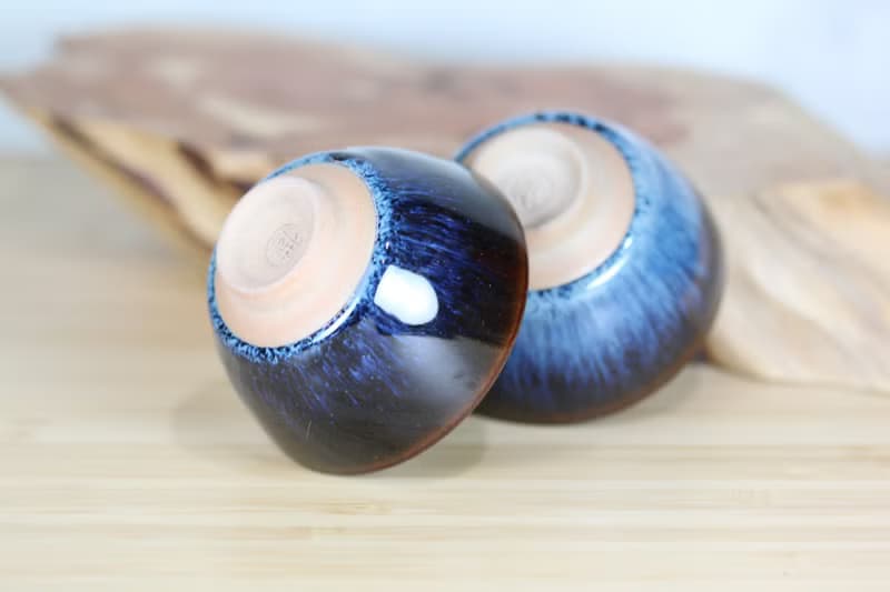 【母親節禮物】50ml 湛海 天目釉 中式小茶杯 鶯歌葉敏祥作品