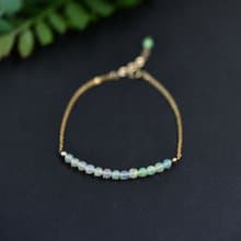 願いを叶う 妖精の石 ウォーターオパールのブレスレット 10月誕生石 14kgfバージョン