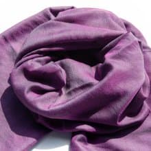 喀什米爾Cashmere 編織羊絨圍巾 羊毛真絲披巾 戒指絨披肩-雙色