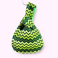 【MY。手作】 手腕袋 ~ 青青小波浪