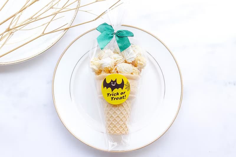 萬聖節禮物贈品 Halloween小甜筒爆米花(焦糖/巧克力2口味可挑)