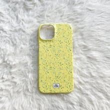spotted hard iPhone Case (yellow)