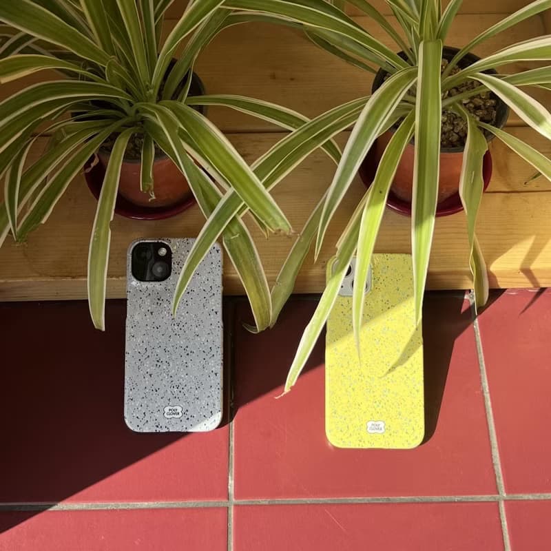 spotted hard iPhone Case (yellow)