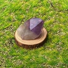 能量礦石-彩虹紫晶骨幹 冥想 療癒 避邪化煞 吸收負能量 快速出貨