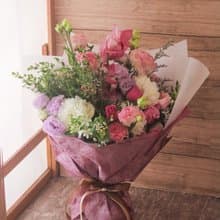 彩蝶飛舞大花束
