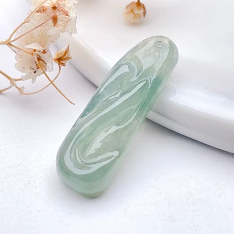 冰綠種翡翠吊飾 | 天然緬甸玉翡翠A貨
