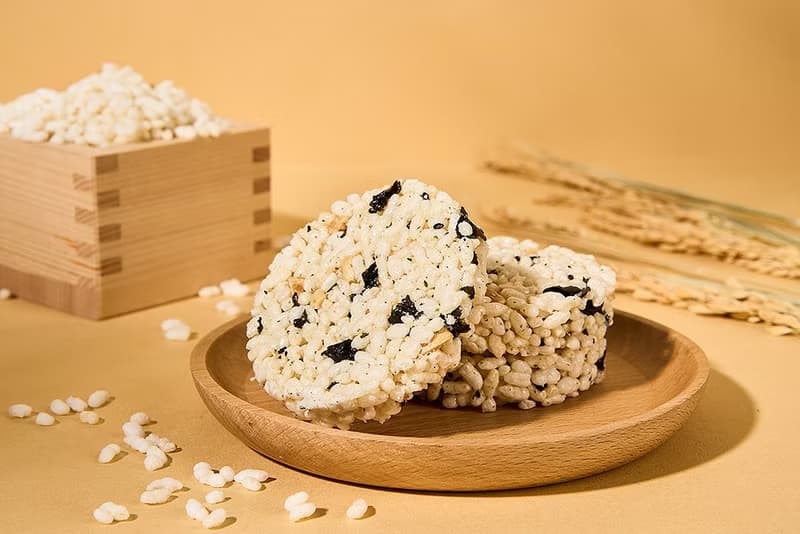 教師節禮物推薦 送禮組合禮袋E款 棒裝圓型米香+迷你乾燥花束