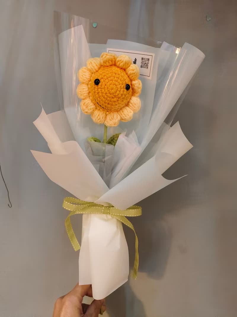 編織花束向日葵花束畢業花束