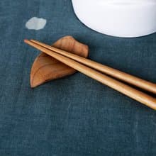 柚木花瓣筷架/2pcs