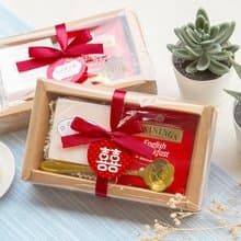 精典 泰國冷製皂+康寧英倫茶包2入+玫瑰湯匙 實用小禮物 多款吊牌
