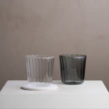 18星芒/ 明月水杯 晶透&曜黑 咖啡玻璃杯