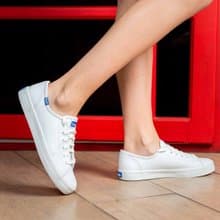 KEDS KICKSTART 時尚真皮綁帶休閒鞋9191W132222