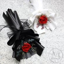 La Rose黑色浪漫永生玫瑰花束