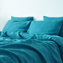 Sea wave linen duvet cover / Softened linen / Comforter cover / Quilt cover