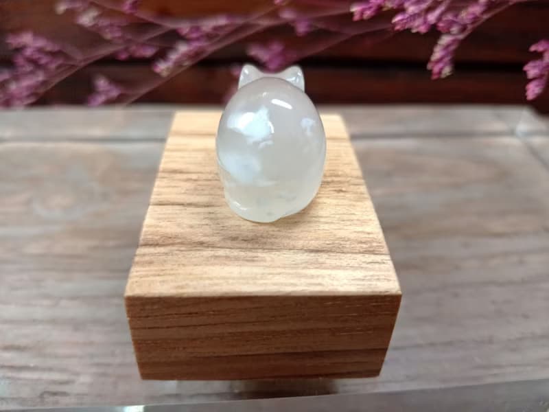 小雕件 小品生肖-鼠 花玉髓
