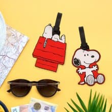 【史努比】史努比行李吊牌2入組/snoopy