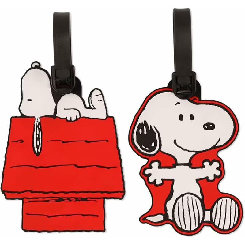 【史努比】史努比行李吊牌2入組/snoopy