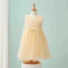 HAO.HAO kids 春之女神蓬紗裙-裸色