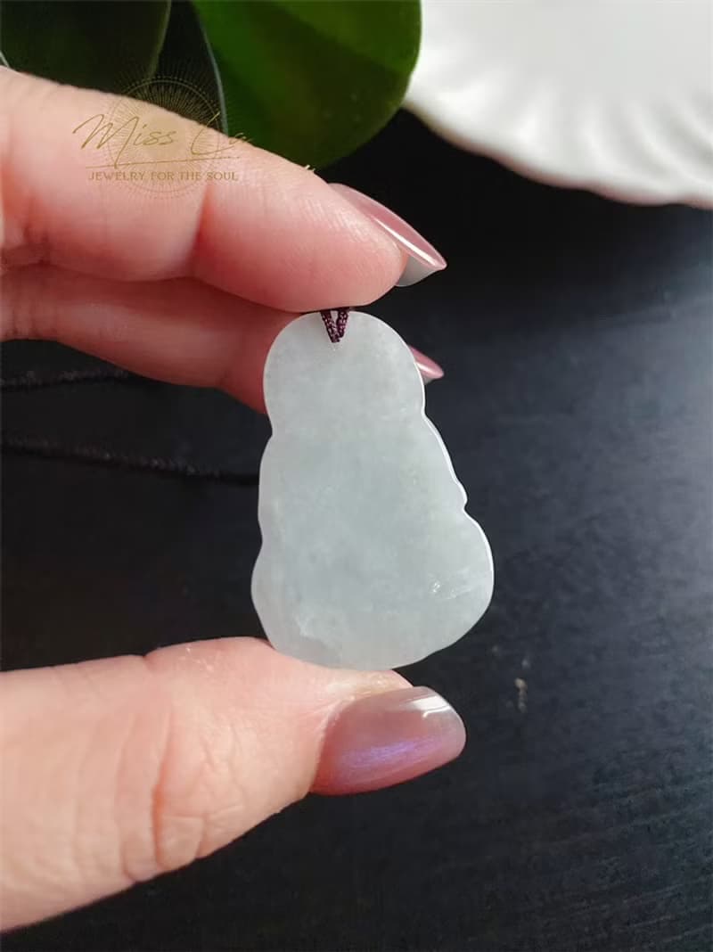 天然緬甸玉翡翠 觀音 菩薩 禮物 玉墜 項鍊 吊飾 保平安 健康