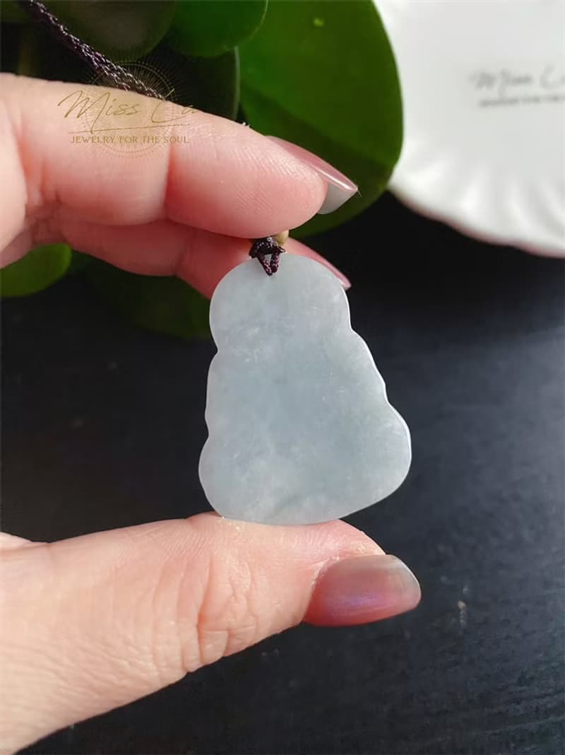 天然緬甸玉翡翠 觀音 菩薩 禮物 玉墜 項鍊 吊飾 保平安 健康